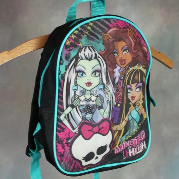 😈 Retro Monster High Mini Book Bag Small Backpack - Picture 6 of 11